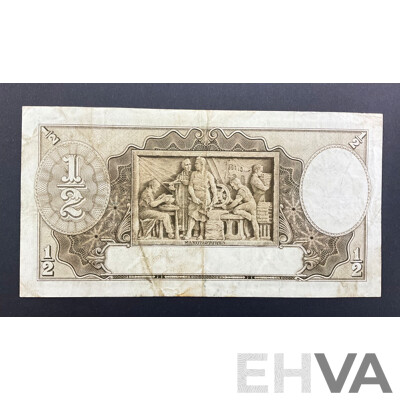Australian 1933 Ten Shilling Note Riddle/Sheehan, R09L Last Prefix C20 098991