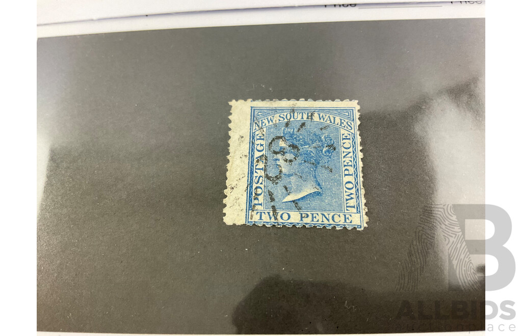Australian 1860's QV Error Stamps Including New South Wales and South Australia Imperf Margins