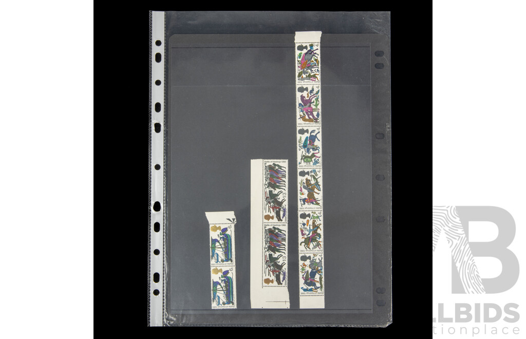 Collection of Great Britain Stamps, Mostly Mint Including QE2, Concord, Charles and Diana, Industry Year, English Embroidery and More