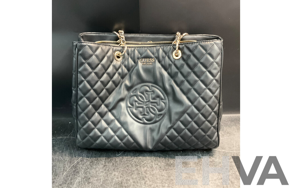 GUESS Sweet Candy Large Carryall Shoulder Bag - Black