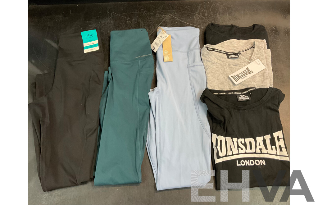 ANKO, TARGET, LONSDALE - Assorted Womens Clothing Size 8/10  - Lot of 6