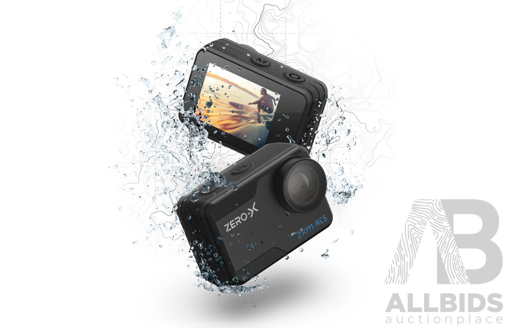 ZERO X ZXM-AC5 Waterproof Action Camera  - ORP $299