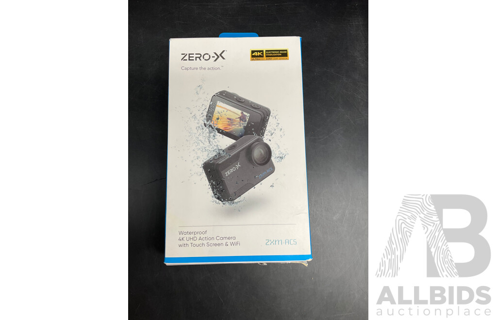 ZERO X ZXM-AC5 Waterproof Action Camera  - ORP $299