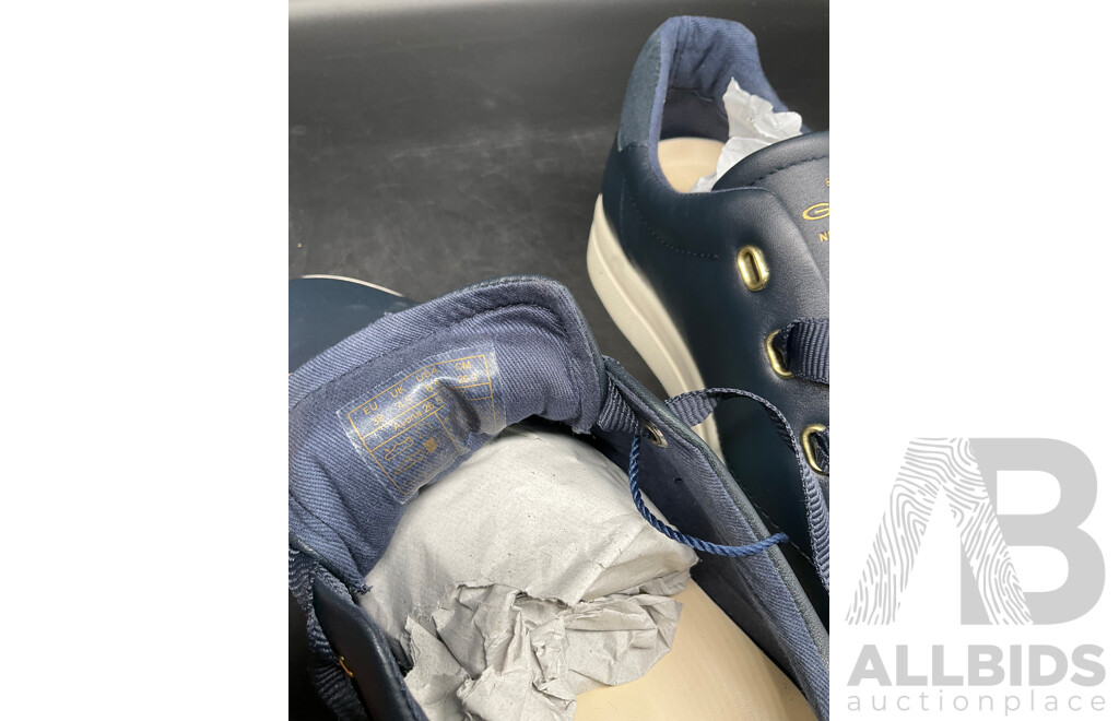 GANT Womens Avona Leather G69 Marine Sneaker Size US 6.5