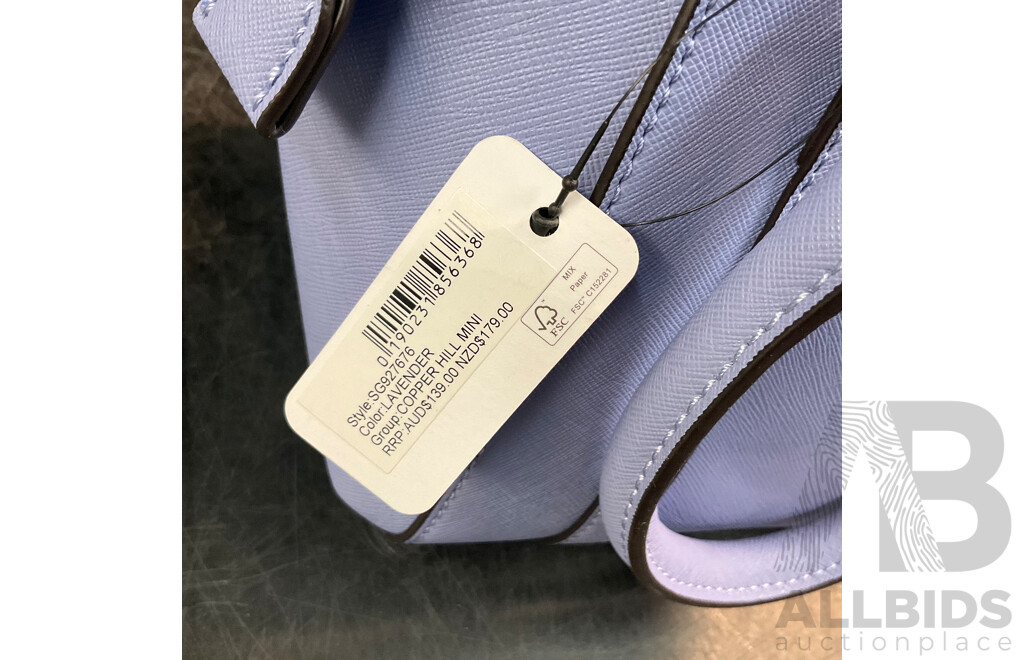GUESS Lavender Copper Hill Mini Crossbody Bag - ORP$ 139