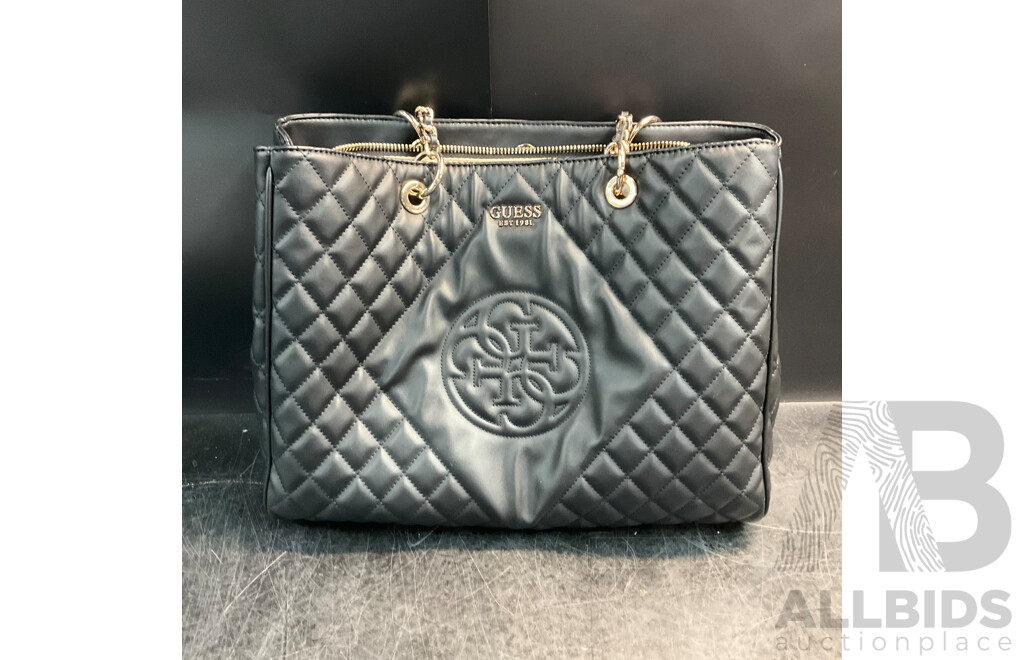 GUESS Sweet Candy Large Carryall Shoulder Bag - Black