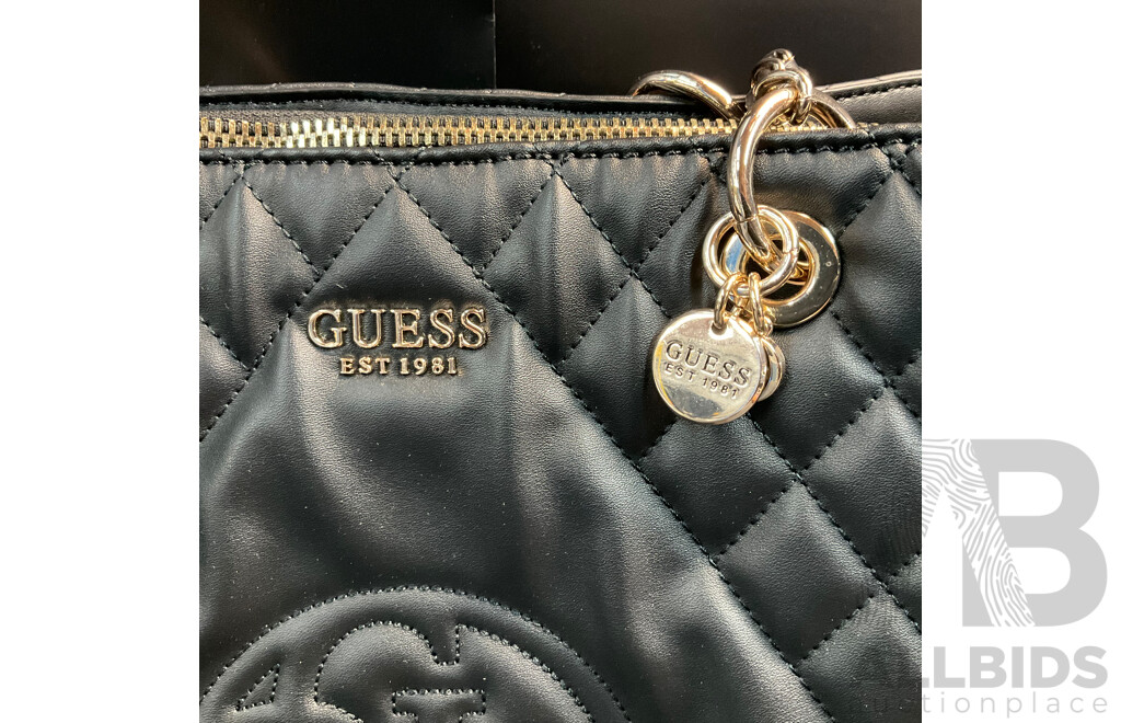 GUESS Sweet Candy Large Carryall Shoulder Bag - Black