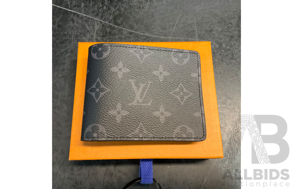 Grey Men's Wallet Branded LOUIS VUITTON