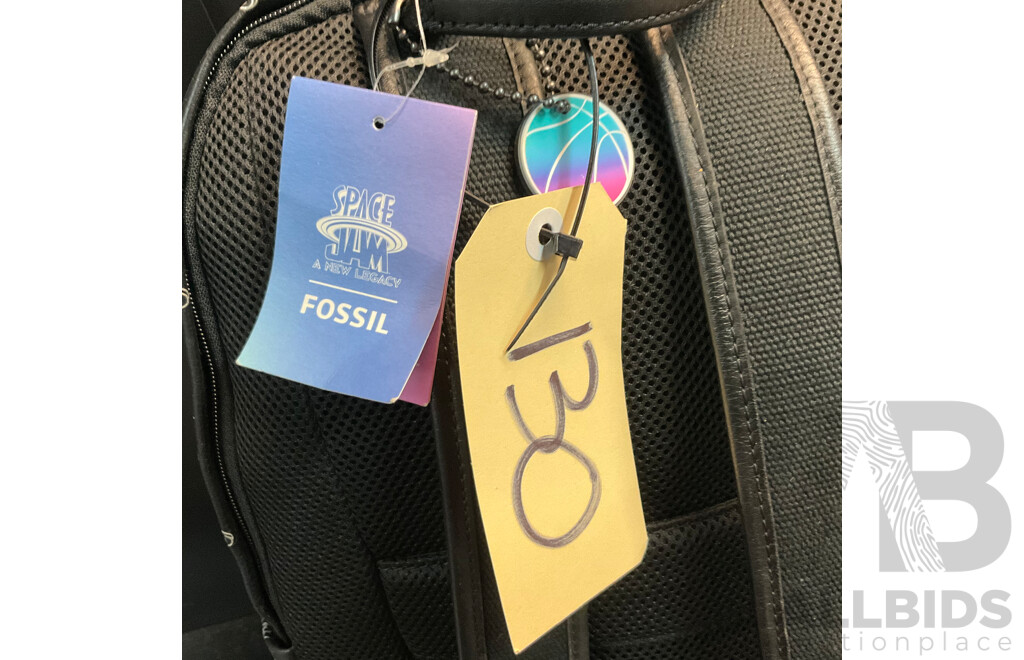 FOSSIL X SPACE JAM Bunny Leather Backpack