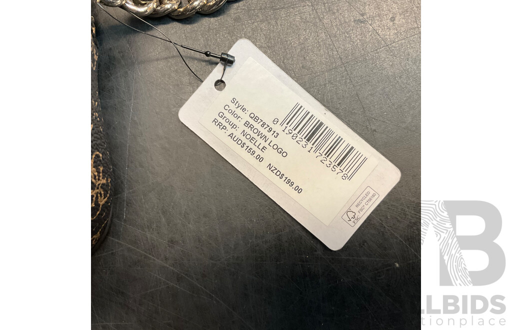 GUESS Brown Logo Noelle Crossbody Bag