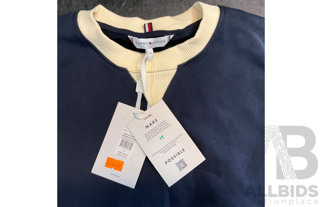 TIMMY HILFIGER Tank Size M /Hoodies Size S /Sweater Size S & GUESS Shorts SizeXS & Assorted Earrings