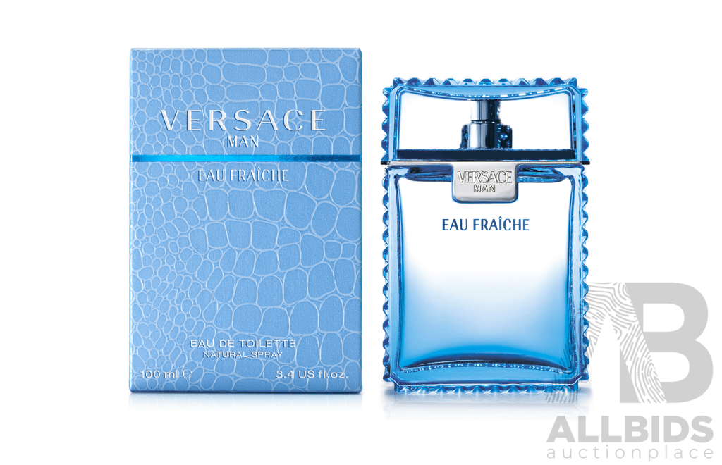 VERSACE Man Eau Fraiche Eau De Toilette - 100ml - Lot of 2