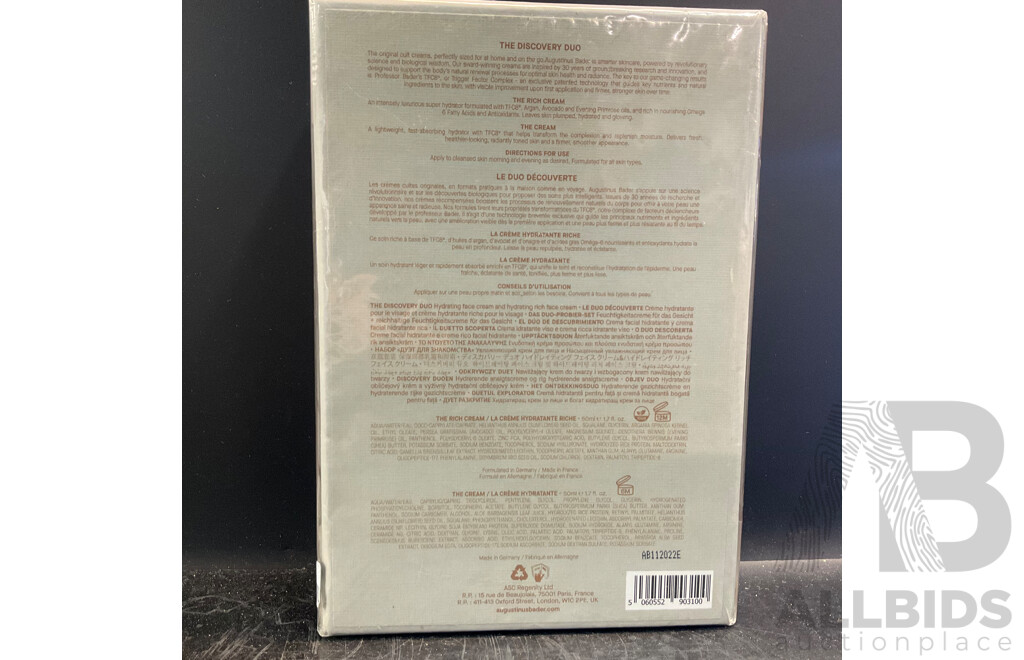 AUGUSTINUS BADER  the Discovery Duo 50mlx2 -  New - ORP $864