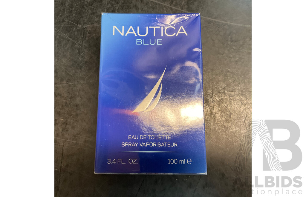 NAUTICA Blue/ Voyage Heritage / Classic Eau De Toilette - Lot of 3