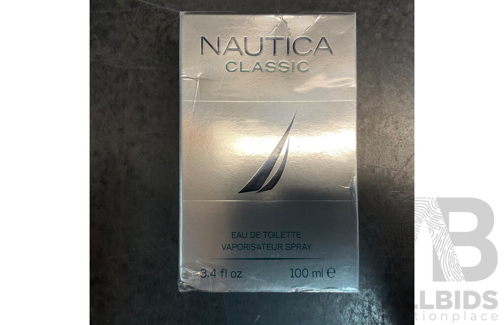 NAUTICA Blue/ Voyage Heritage / Classic Eau De Toilette - Lot of 3