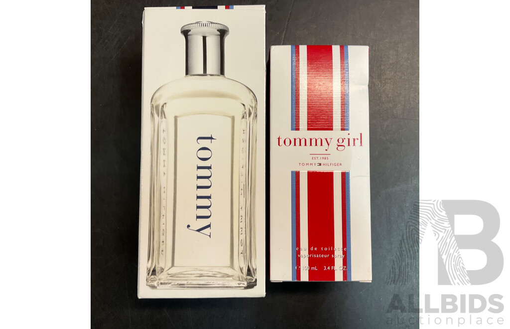 TOMMY HILFIGER Tommy Eau De Toilette 200ml  & Tommy Girl 100ml - Lot of 2