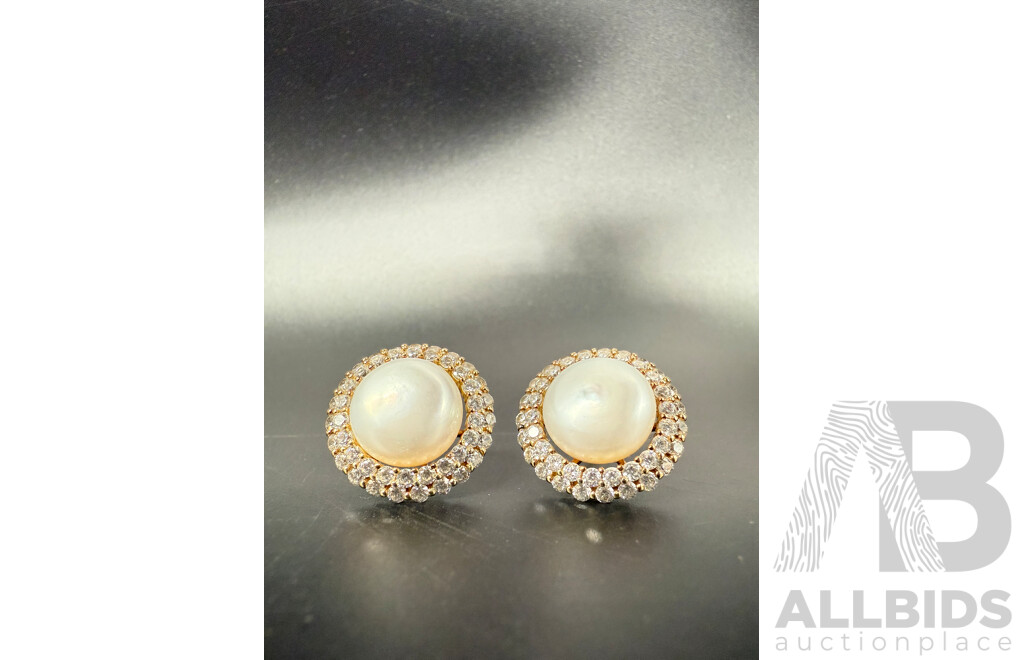 S925 Pearl Style Earrings