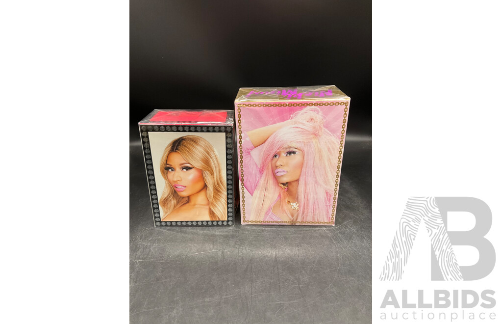 Minajesty Nicki Minaj Eau De Spray 50ml & Pink Friday Nicki Minaj Eau De Parfum Spray 100ml - Lot of 2