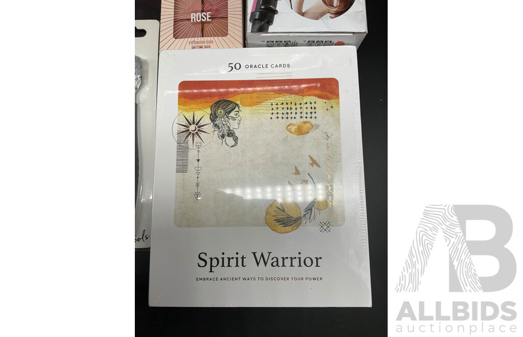 ANKO and OXX Beauty Assorted Accessories, SPIRIT WARRIOR Oracle Cards - Lot of 10