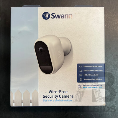 SWANN Wire Free Security Camera - ORP $238