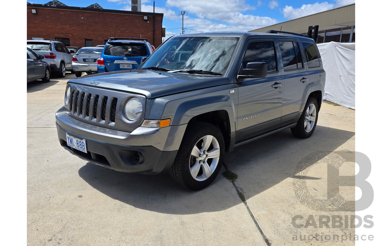 7/2012 Jeep Patriot Sport MK MY12 4d Wagon Black 2.0L