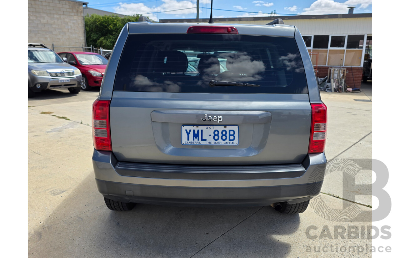 7/2012 Jeep Patriot Sport MK MY12 4d Wagon Black 2.0L