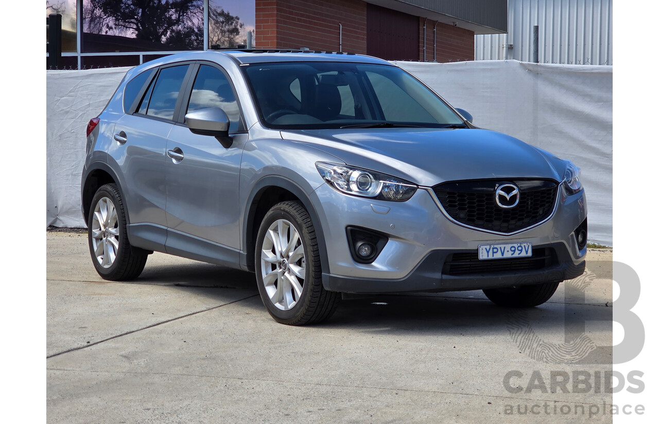 6/2014 Mazda Cx-5 Grand Tourer (AWD) MY13 UPGRADE 4d Wagon Silver Turbo Diesel 2.2L