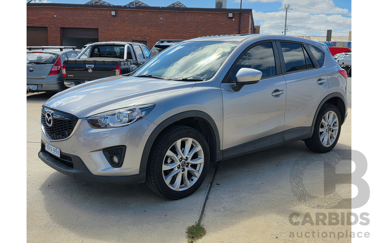 6/2014 Mazda Cx-5 Grand Tourer (AWD) MY13 UPGRADE 4d Wagon Silver Turbo Diesel 2.2L