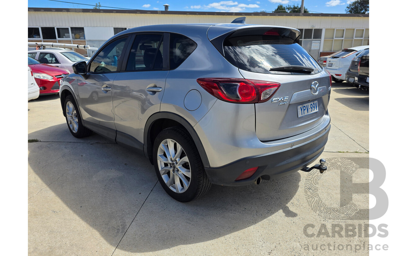 6/2014 Mazda Cx-5 Grand Tourer (AWD) MY13 UPGRADE 4d Wagon Silver Turbo Diesel 2.2L