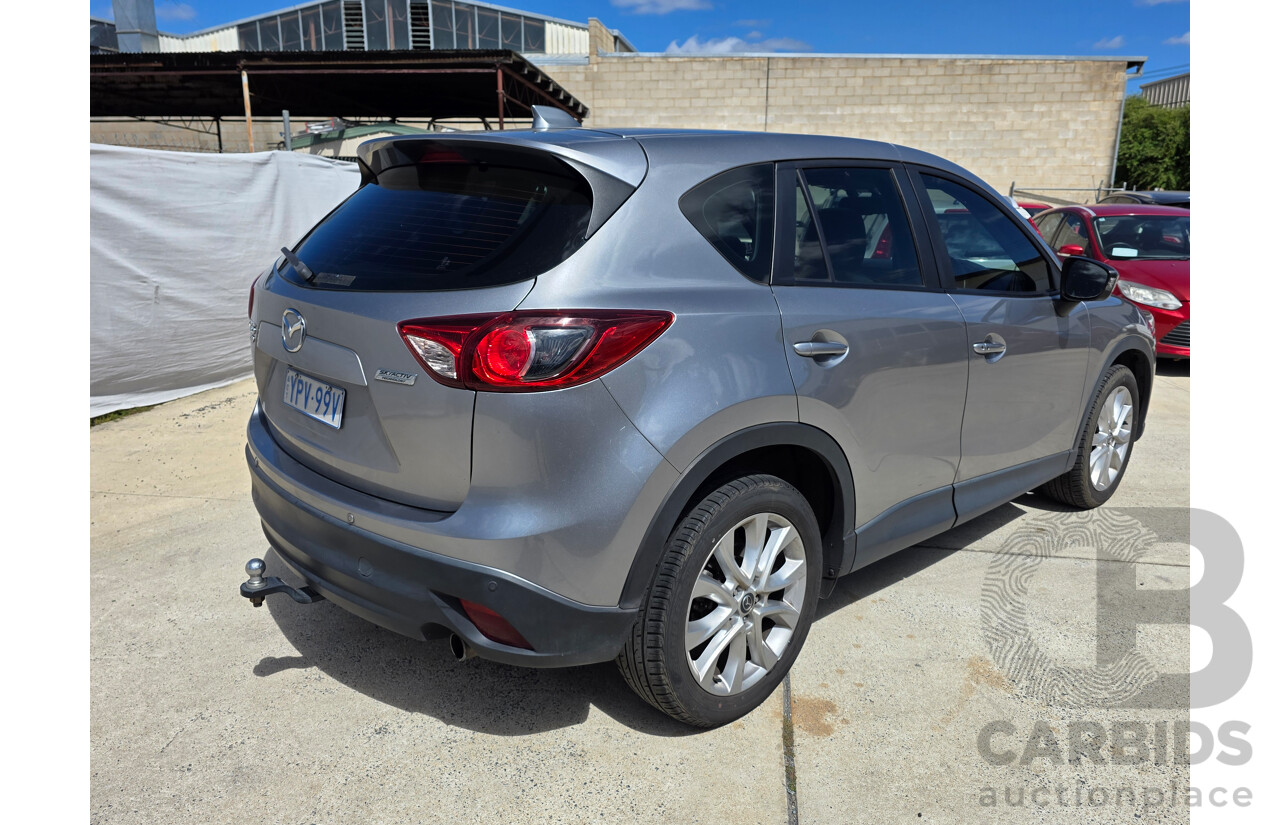 6/2014 Mazda Cx-5 Grand Tourer (AWD) MY13 UPGRADE 4d Wagon Silver Turbo Diesel 2.2L