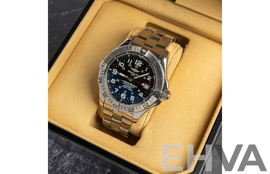 Breitling 42mm SuperOcean Professional Divers Watch, Model A17360