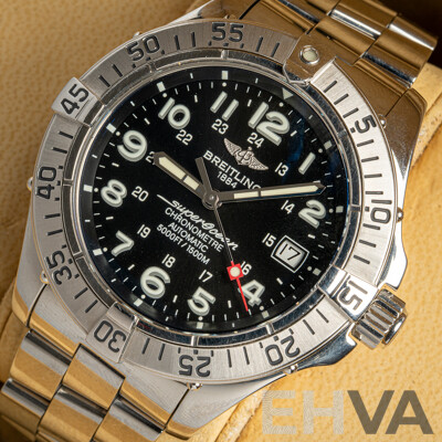 Breitling 42mm SuperOcean Professional Divers Watch, Model A17360