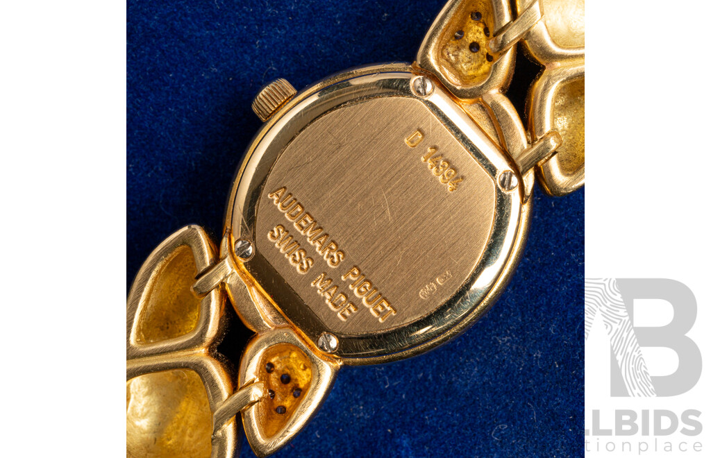 18ct Audemars Piguet Diamond Set Cocktail Dress Watch D14394, Est TDW2.25ct E/VSI-SI1, 110.0 Grams