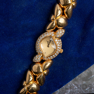 18ct Audemars Piguet Diamond Set Cocktail Dress Watch D14394, Est TDW2.25ct E/VSI-SI1, 110.0 Grams