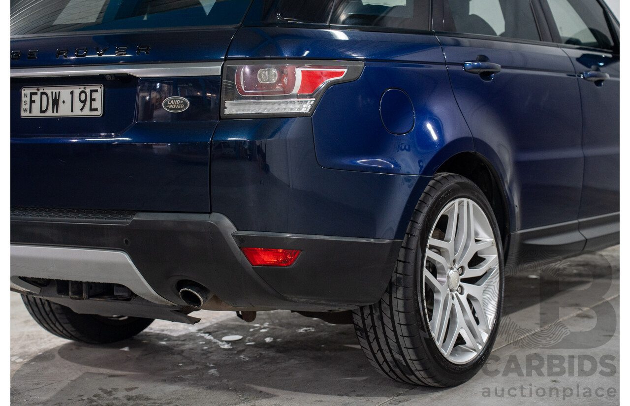 11/2013 Range Rover Sport 3.0 SDV6 HSE LW MY14.5 4d Wagon Loire Blue Metallic Twin Turbo Diesel 3.0L