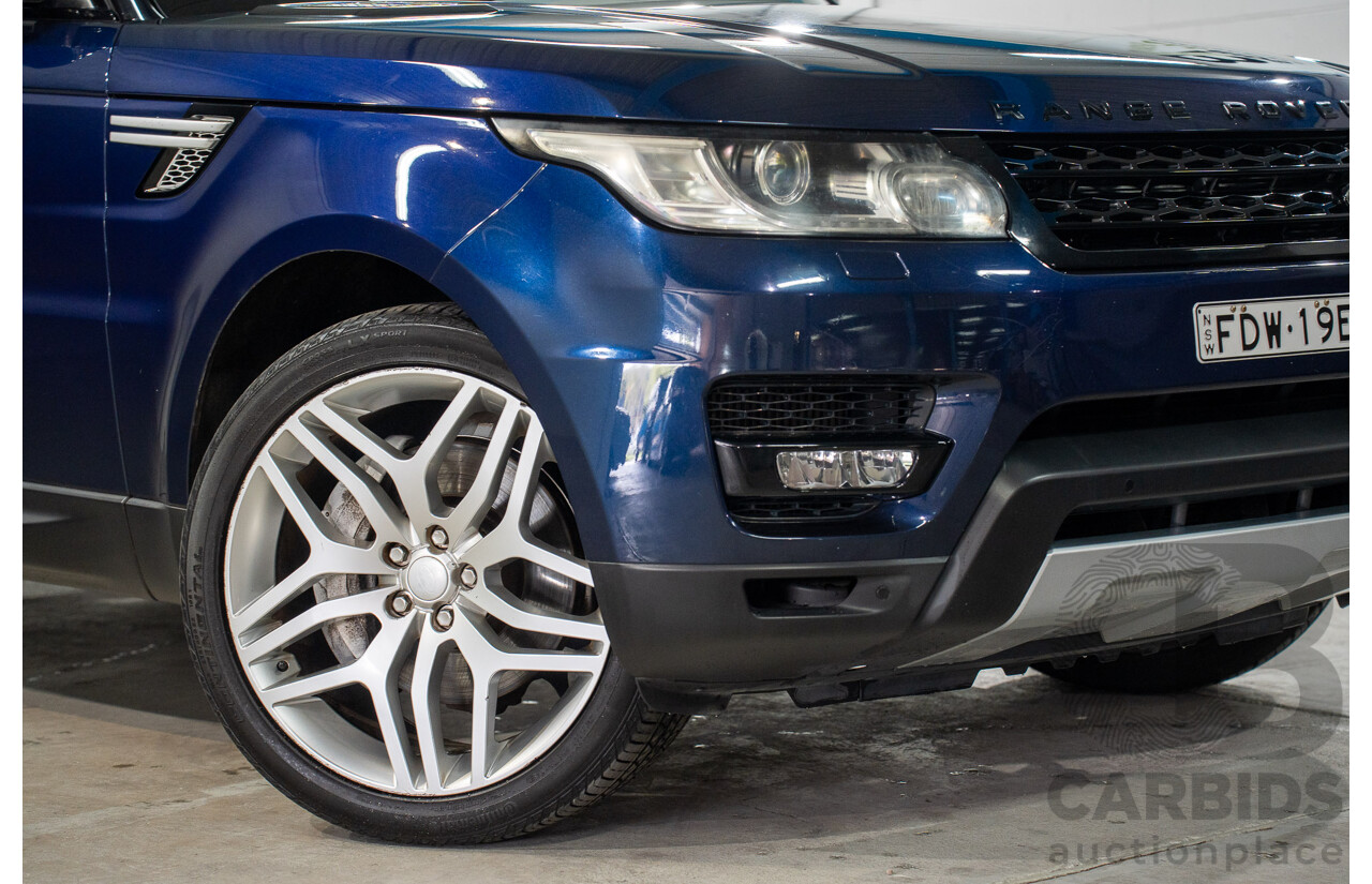 11/2013 Range Rover Sport 3.0 SDV6 HSE LW MY14.5 4d Wagon Loire Blue Metallic Twin Turbo Diesel 3.0L