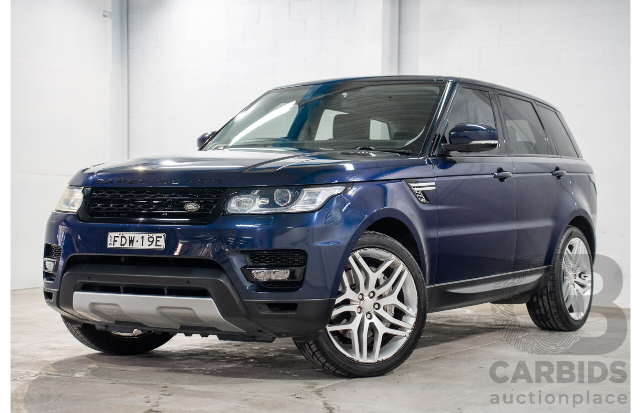 11/2013 Range Rover Sport 3.0 SDV6 HSE LW MY14.5 4d Wagon Loire Blue Metallic Twin Turbo Diesel 3.0L