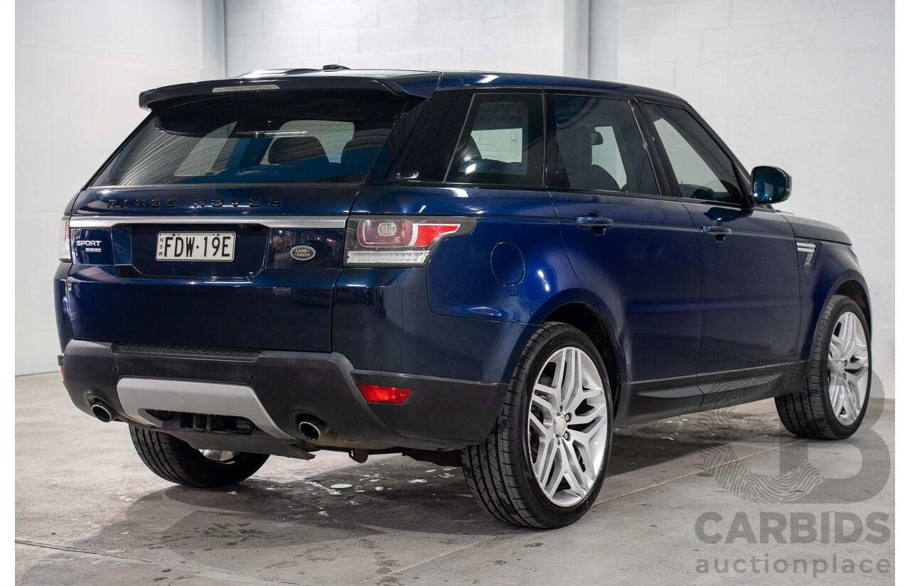 11/2013 Range Rover Sport 3.0 SDV6 HSE LW MY14.5 4d Wagon Loire Blue Metallic Twin Turbo Diesel 3.0L