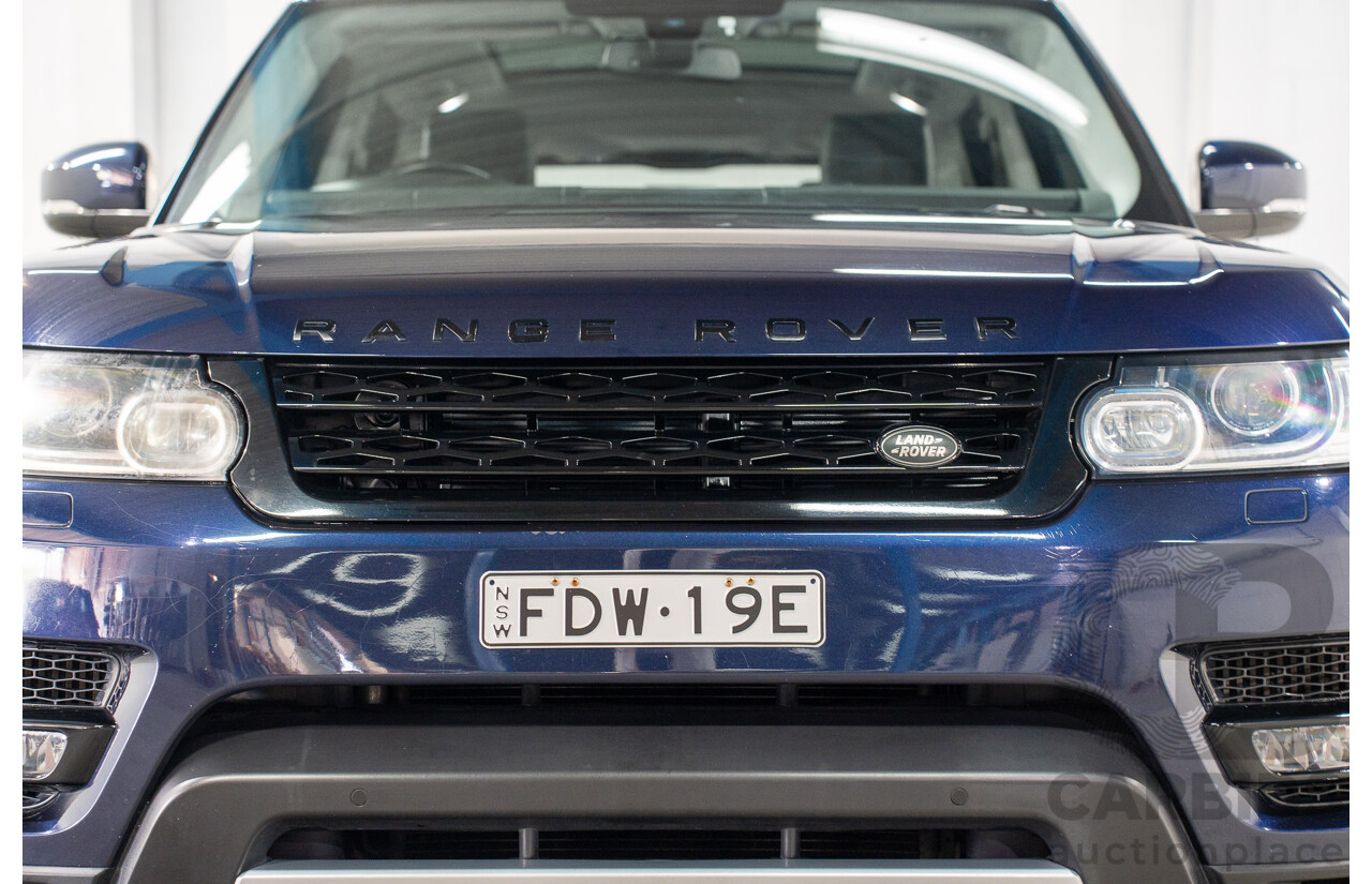 11/2013 Range Rover Sport 3.0 SDV6 HSE LW MY14.5 4d Wagon Loire Blue Metallic Twin Turbo Diesel 3.0L