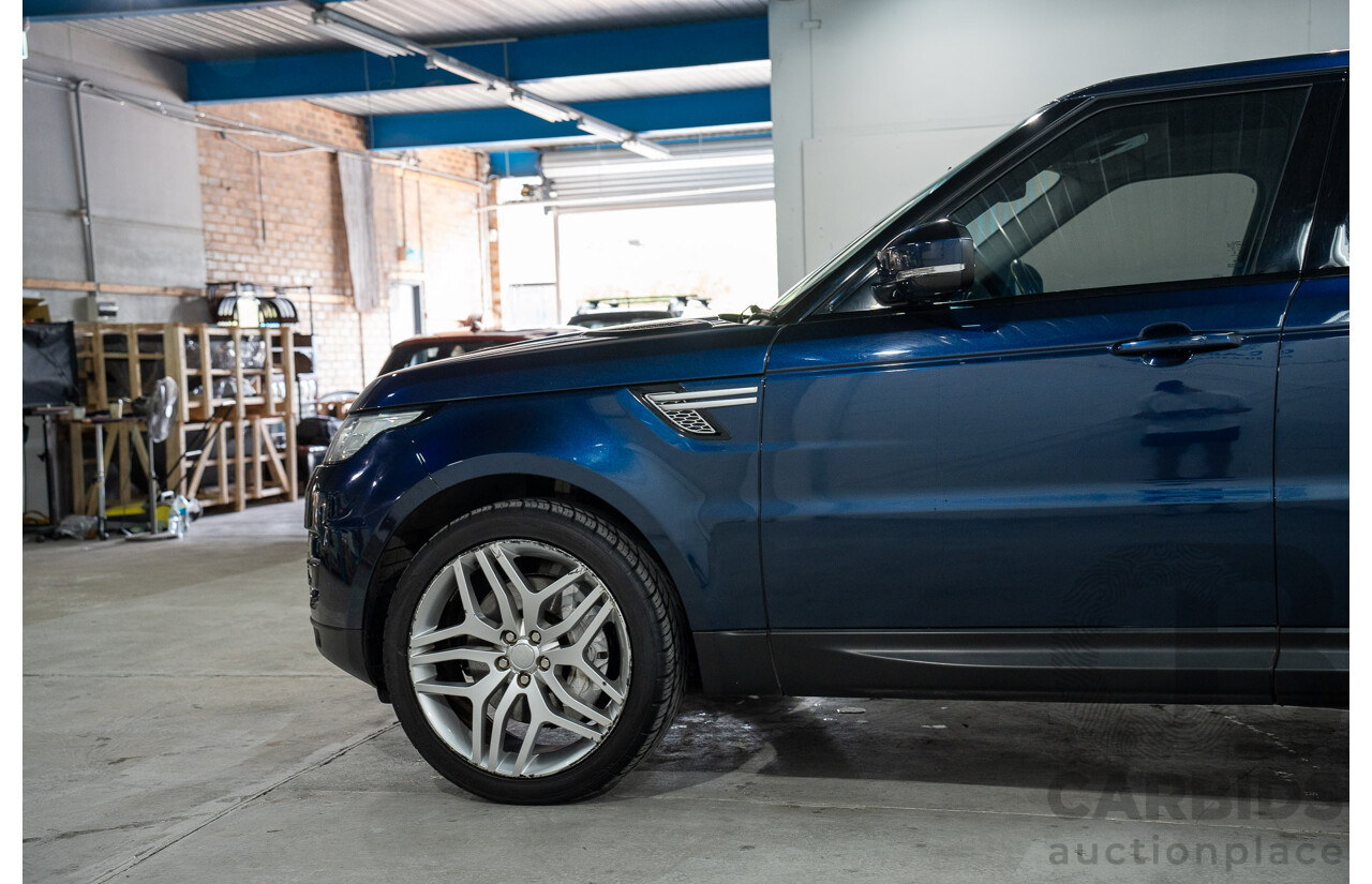 11/2013 Range Rover Sport 3.0 SDV6 HSE LW MY14.5 4d Wagon Loire Blue Metallic Twin Turbo Diesel 3.0L