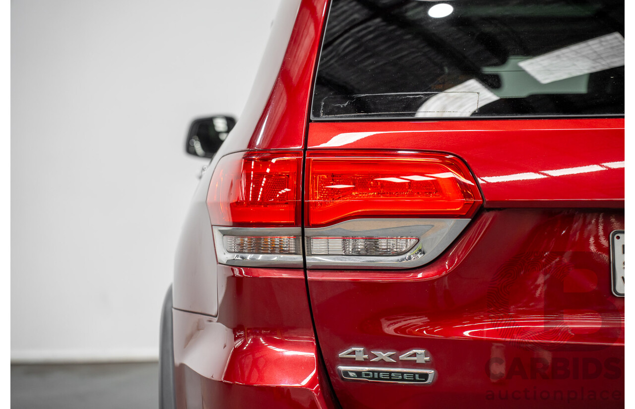 8/2014 Jeep Grand Cherokee Limited (4x4) WK MY14 4d Wagon Deep Cherry Red Turbo Diesel 3.0L