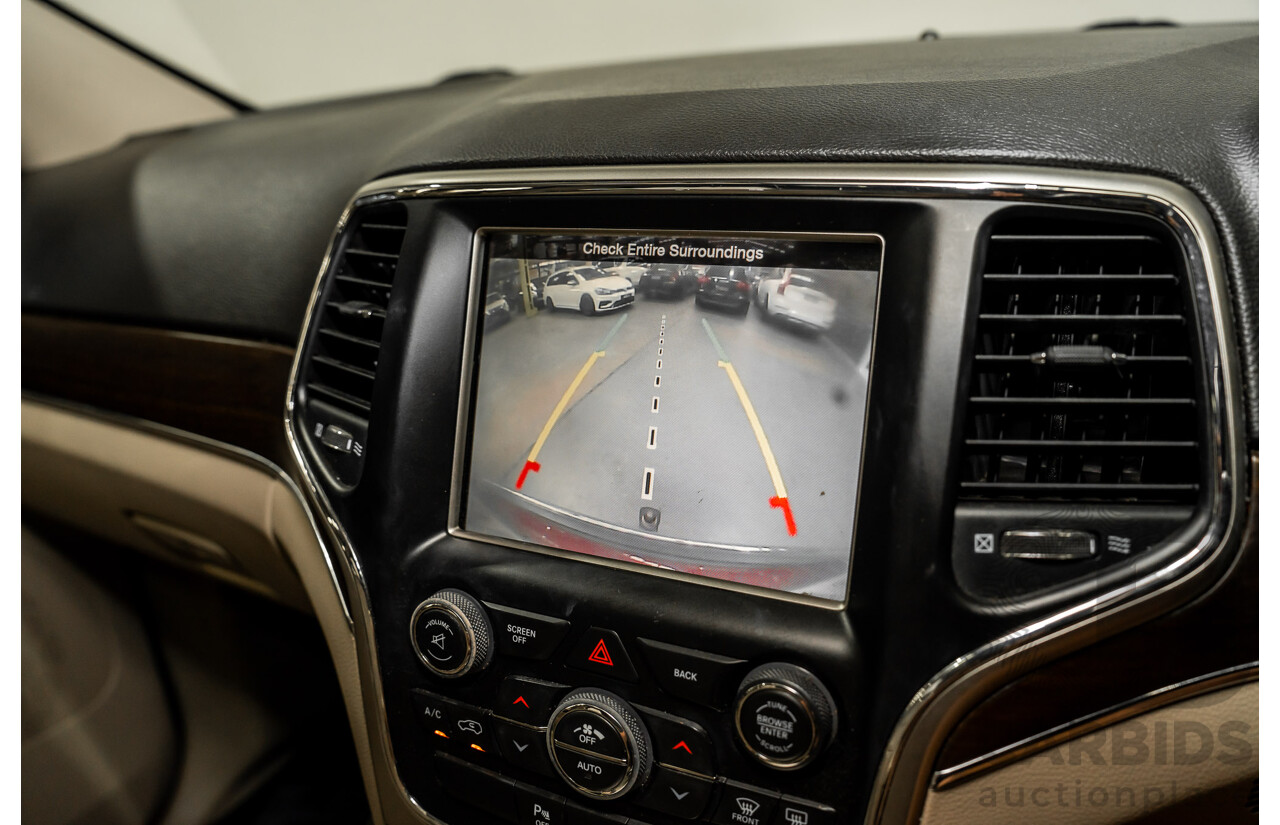 8/2014 Jeep Grand Cherokee Limited (4x4) WK MY14 4d Wagon Deep Cherry Red Turbo Diesel 3.0L