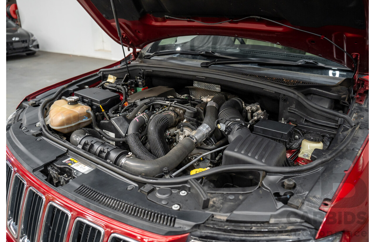 8/2014 Jeep Grand Cherokee Limited (4x4) WK MY14 4d Wagon Deep Cherry Red Turbo Diesel 3.0L