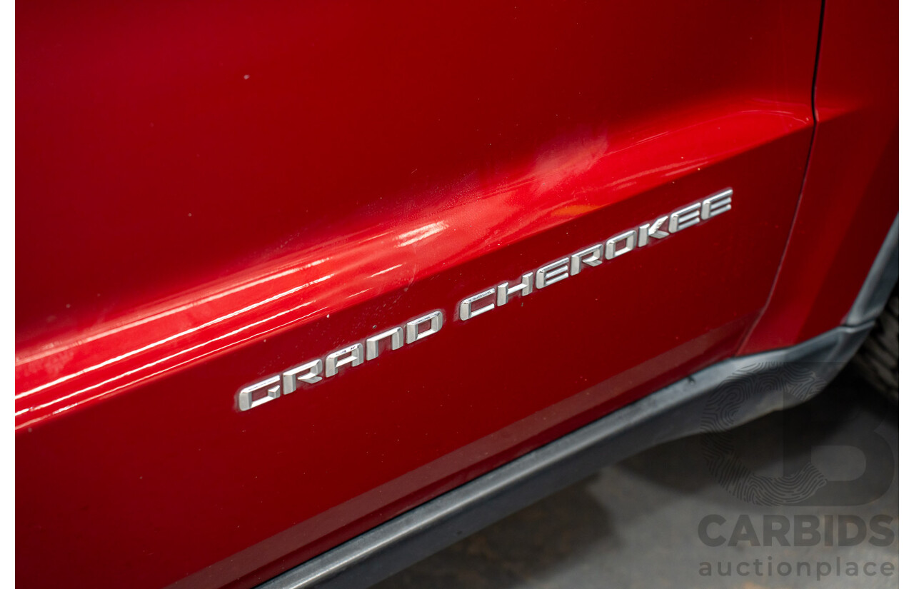 8/2014 Jeep Grand Cherokee Limited (4x4) WK MY14 4d Wagon Deep Cherry Red Turbo Diesel 3.0L