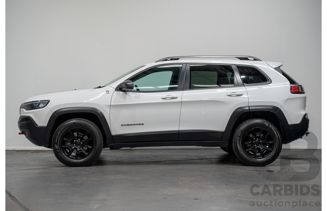 10/2018 Jeep Cherokee Trailhawk (4x4) KL MY18 4D Wagon Bright White 3.2L