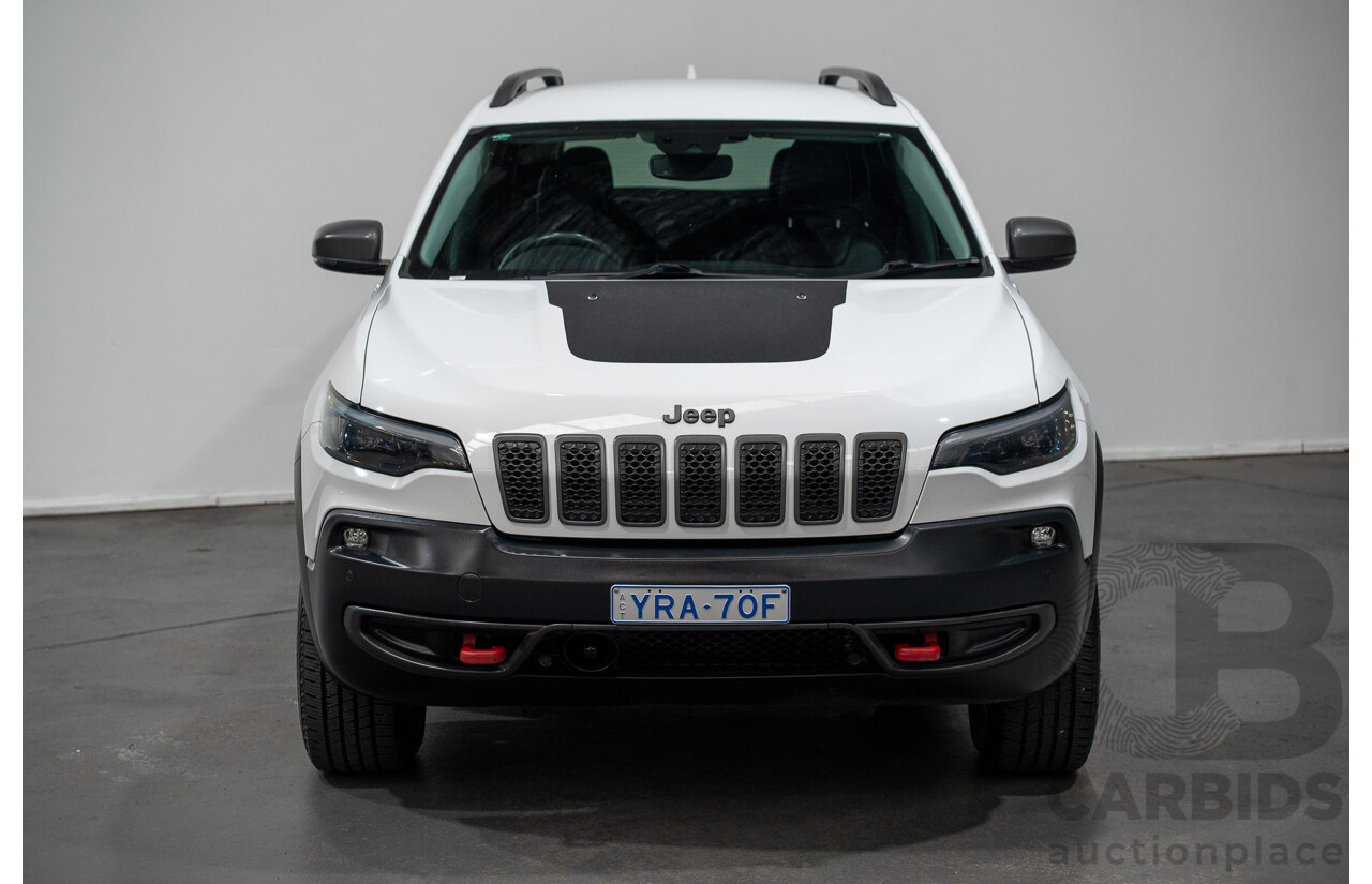 10/2018 Jeep Cherokee Trailhawk (4x4) KL MY18 4D Wagon Bright White 3.2L