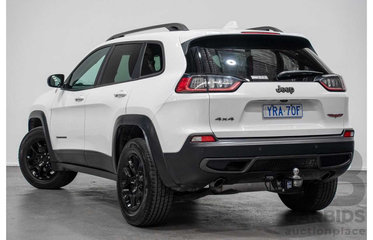 10/2018 Jeep Cherokee Trailhawk (4x4) KL MY18 4D Wagon Bright White 3.2L