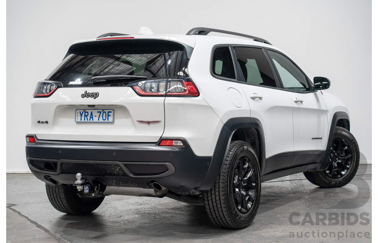 10/2018 Jeep Cherokee Trailhawk (4x4) KL MY18 4D Wagon Bright White 3.2L