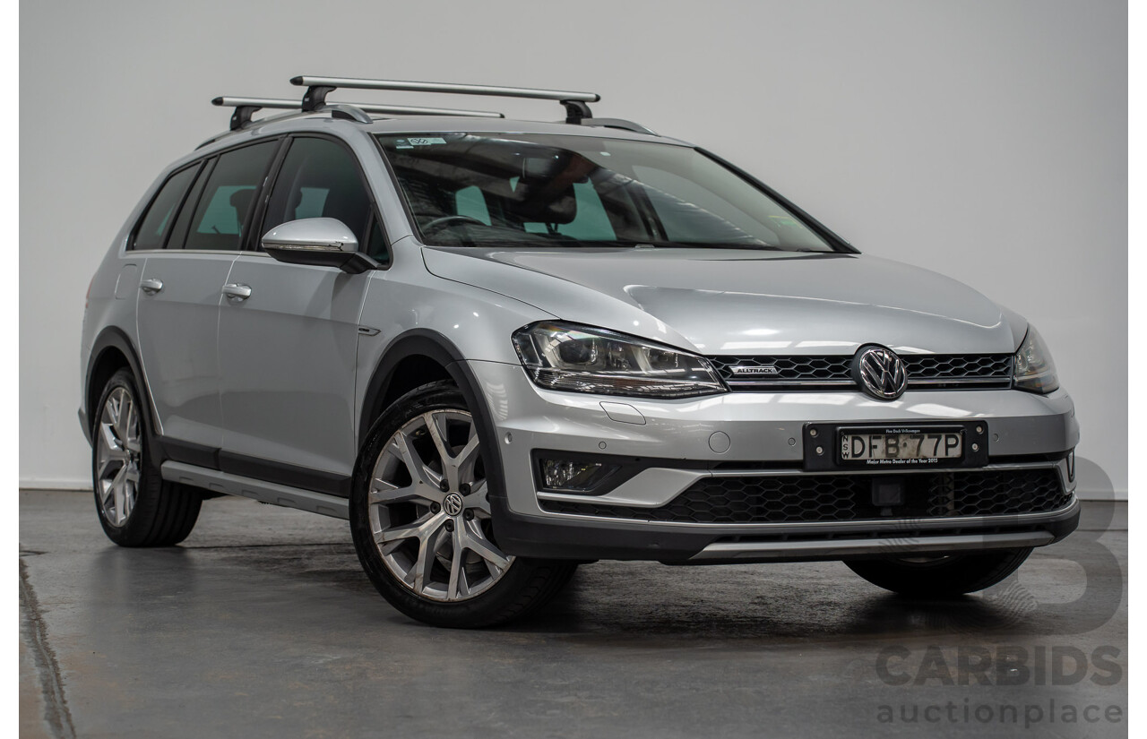 05/2016 Volkswagen Golf Alltrack 132 TSI (AWD) AU MY16 4D Wagon Silver Turbo 1.8L