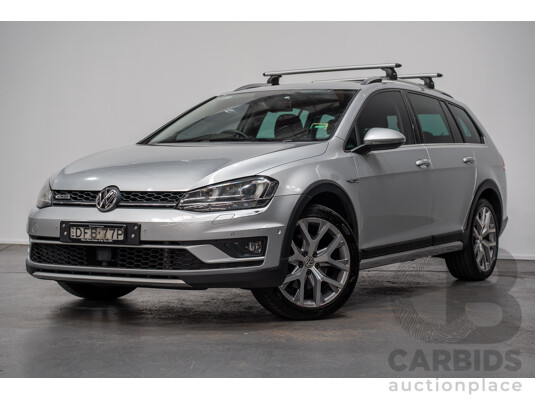 05/2016 Volkswagen Golf Alltrack 132 TSI (AWD) AU MY16 4D Wagon Silver Turbo 1.8L